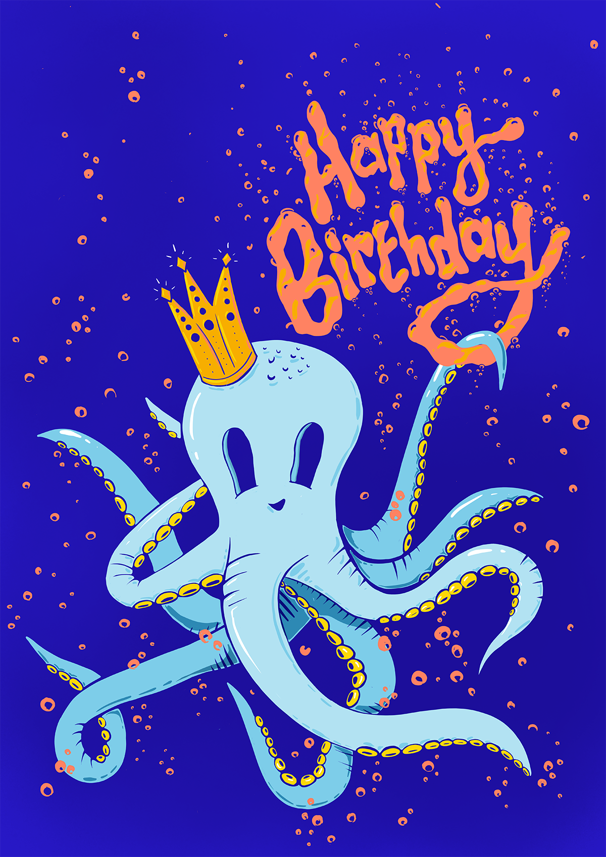 happy birthday octopus